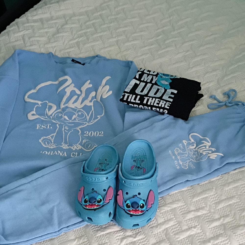 Disney Stitch Light Blue Apparel